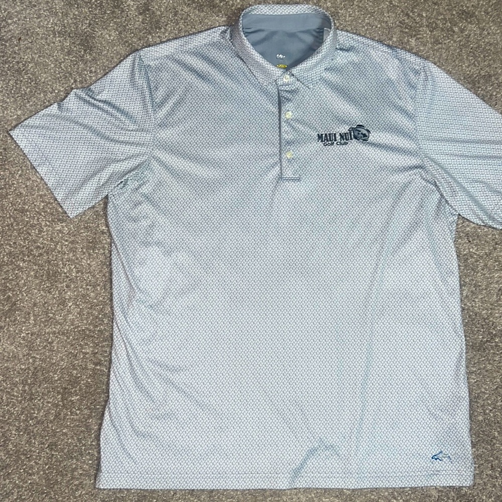 XL Maui Nui paisley golf polo